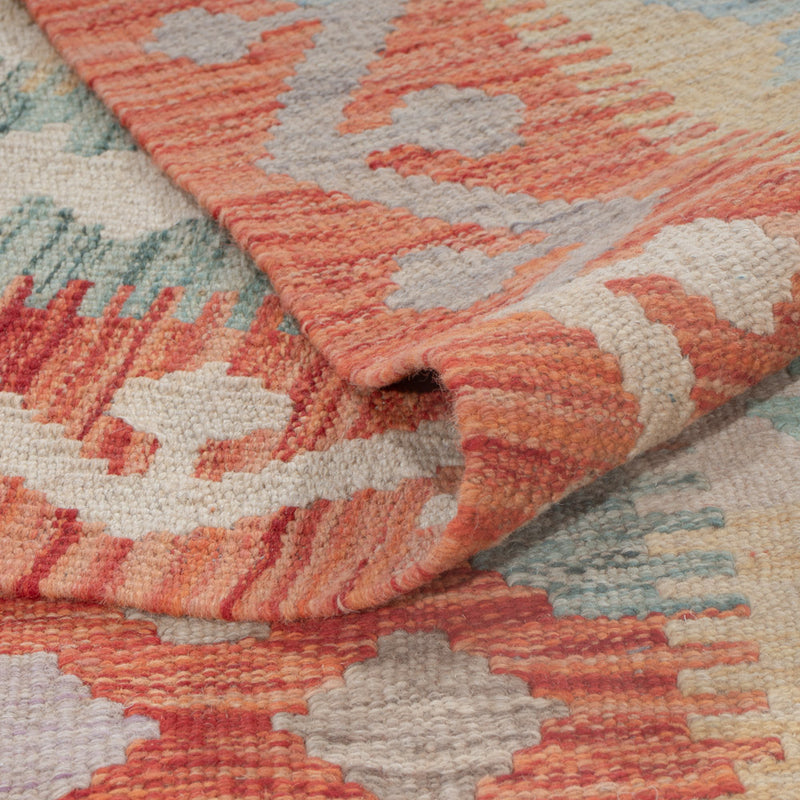 Kelim Rug - Splash - 240 x 176 cm - multicolored