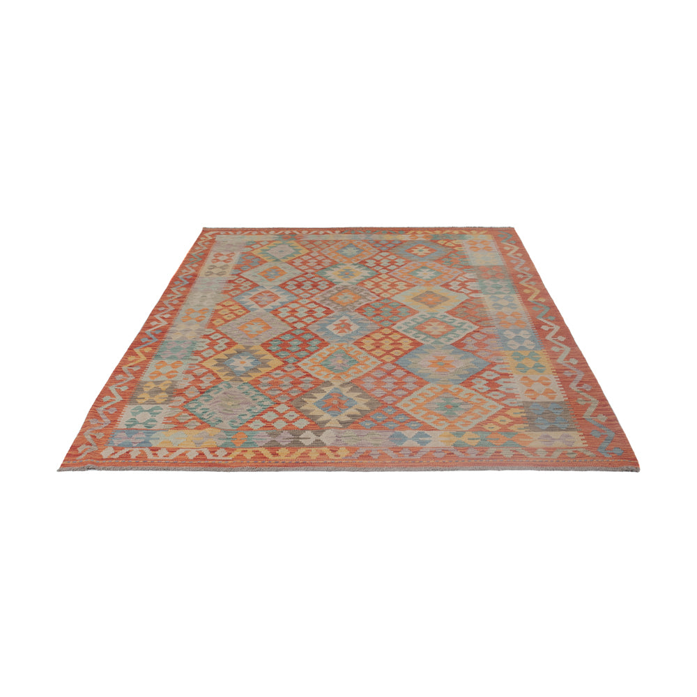 Kelim Rug - Splash - 248 x 180 cm - multicolored