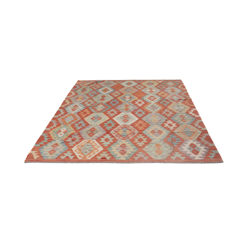 Kelim Rug - Splash - 237 x 178 cm - multicolored