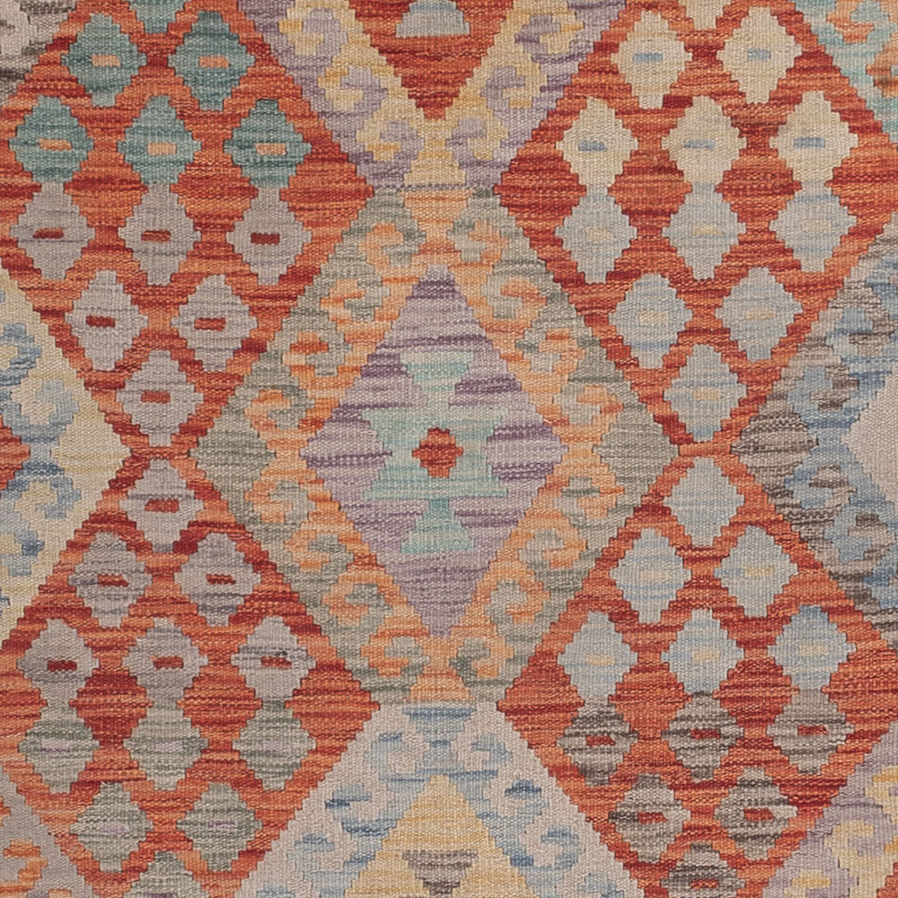 Kelim Rug - Splash - 245 x 185 cm - multicolored