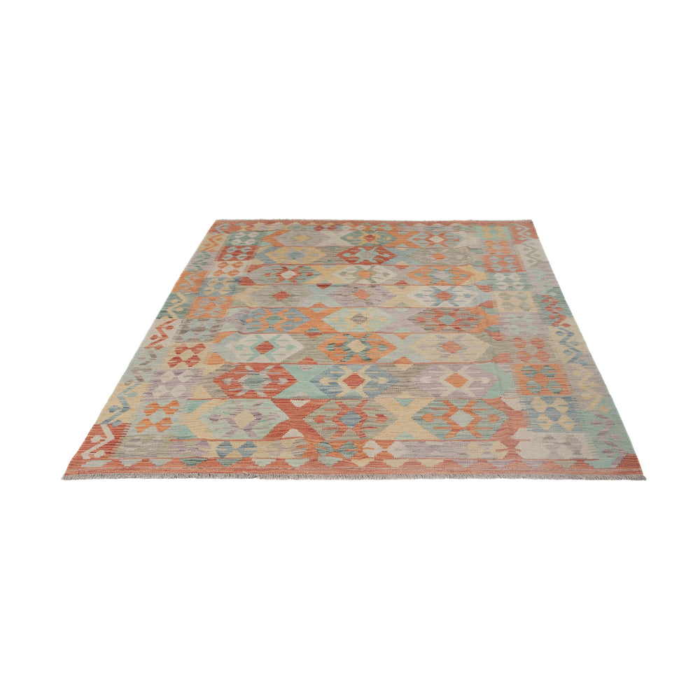 Kelim Rug - Splash - 235 x 168 cm - multicolored