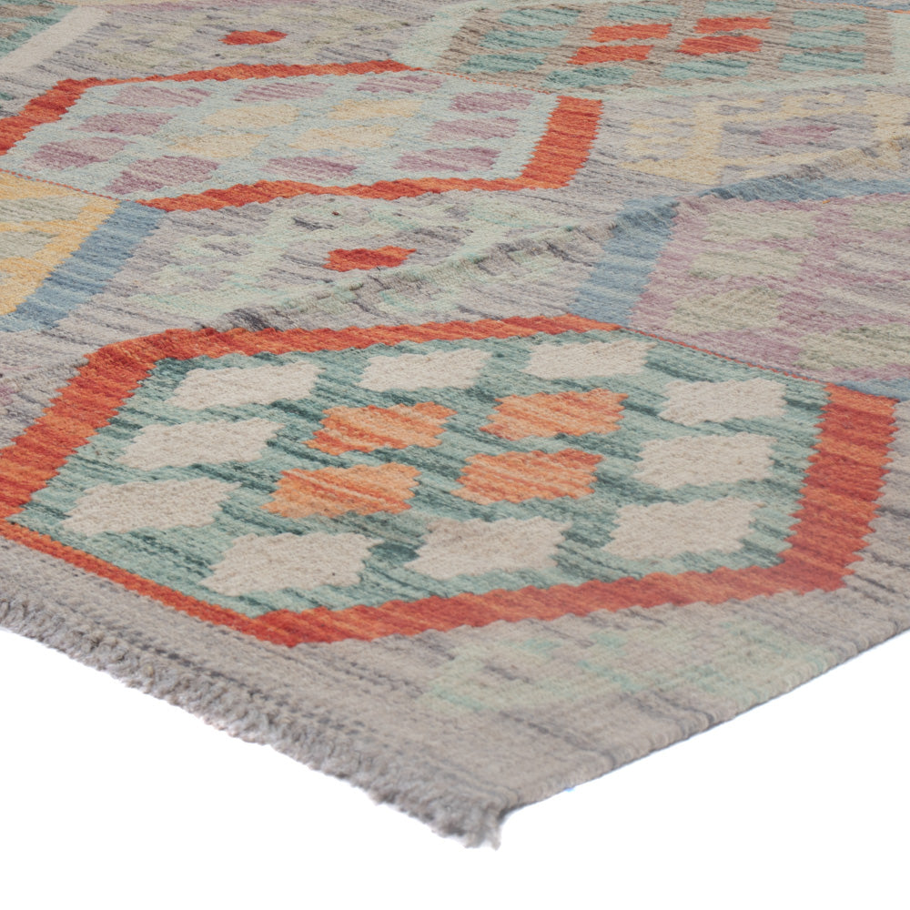 Kelim Rug - Splash - 238 x 176 cm - multicolored