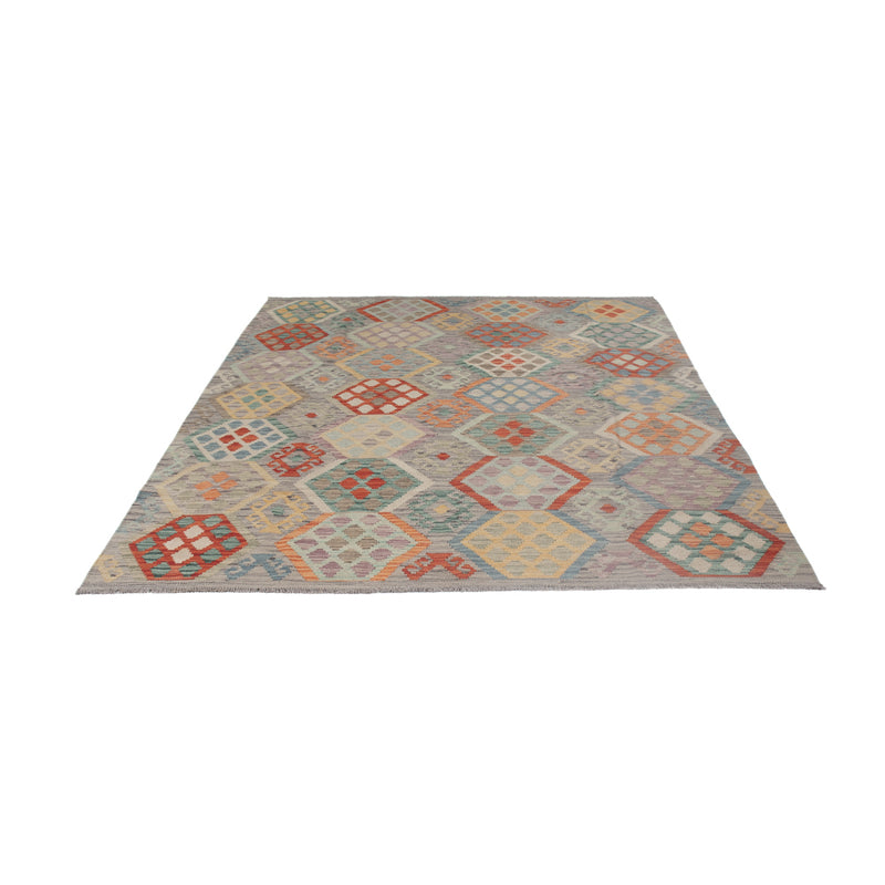 Kelim Rug - Splash - 238 x 176 cm - multicolored