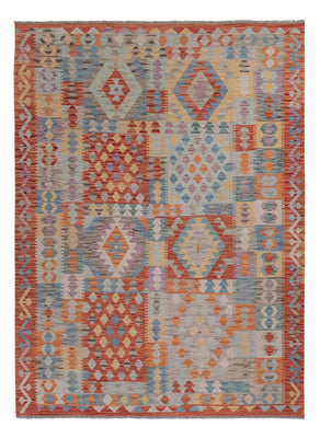 Kelim Rug - Splash - 237 x 180 cm - multicolored