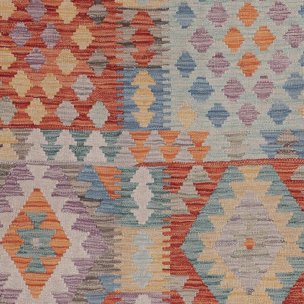 Kelim Rug - Splash - 237 x 180 cm - multicolored