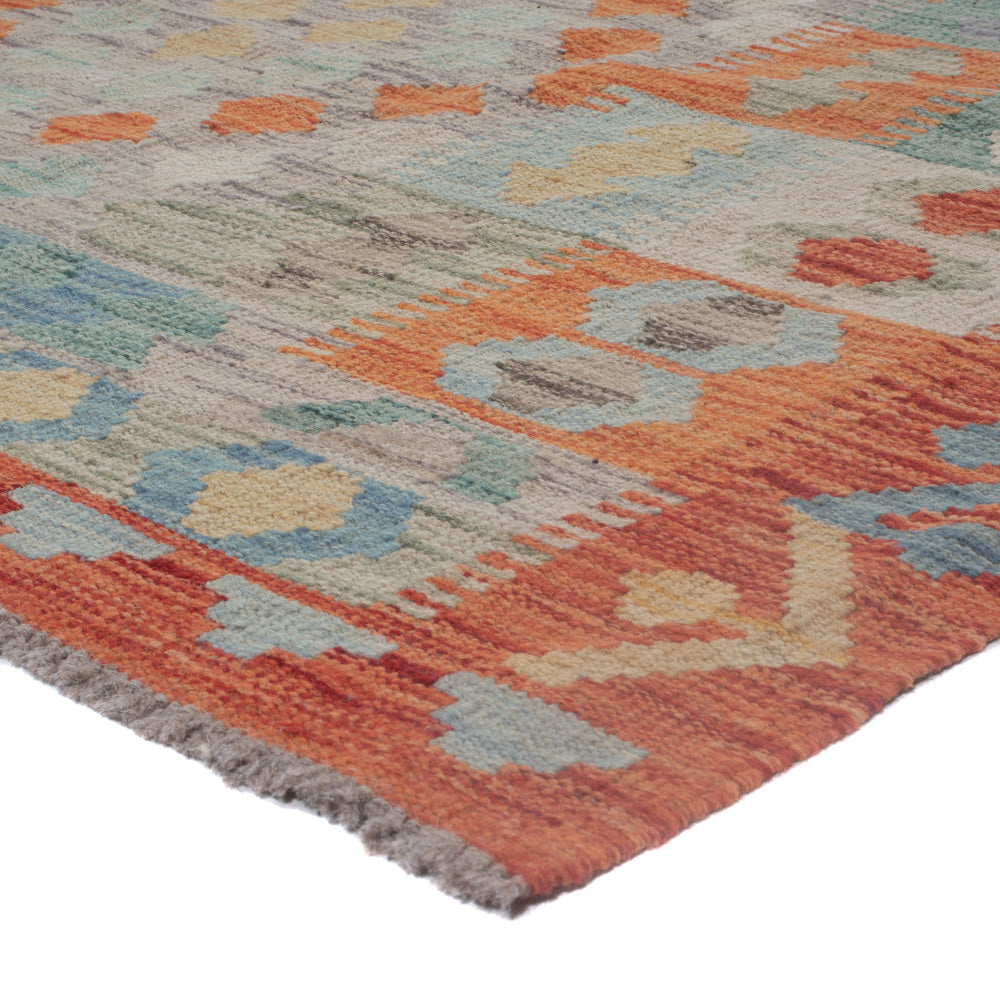 Kelim Rug - Splash - 237 x 180 cm - multicolored