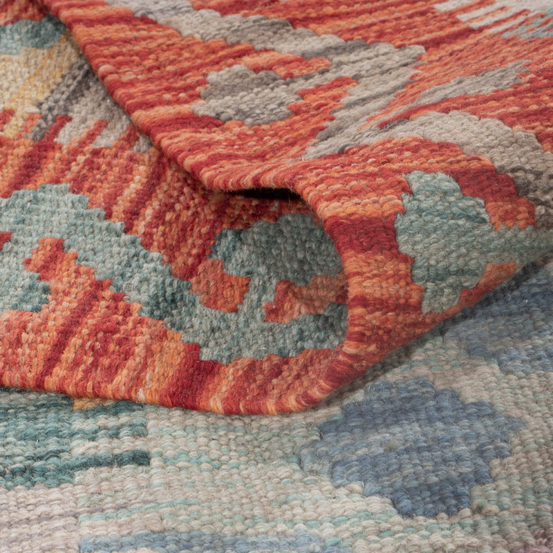 Kelim Rug - Splash - 237 x 180 cm - multicolored