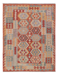 Kelim Rug - Splash - 193 x 149 cm - multicolored