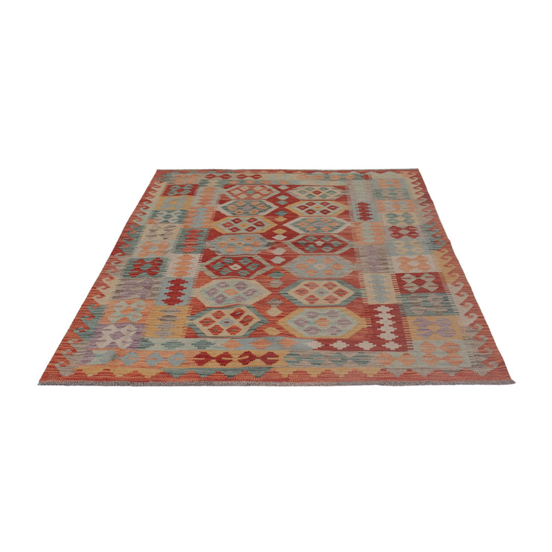 Kelim Rug - Splash - 193 x 149 cm - multicolored