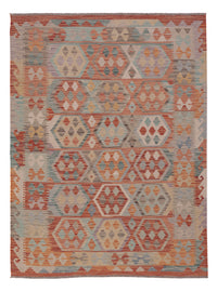 Kelim Rug - Splash - 195 x 147 cm - multicolored