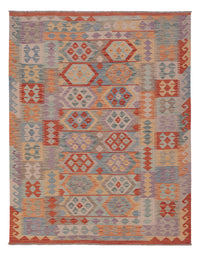 Kelim Rug - Splash - 196 x 150 cm - multicolored