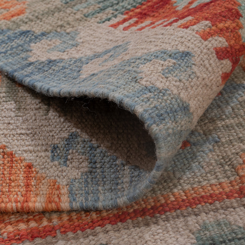 Kelim Rug - Splash - 196 x 150 cm - multicolored