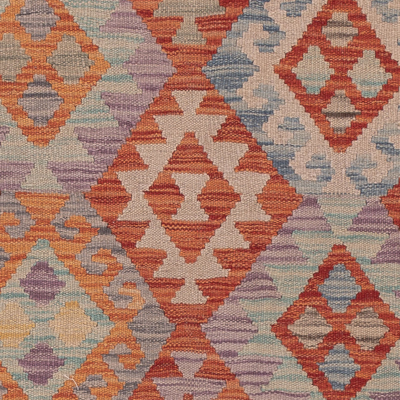 Kelim Rug - Splash - 201 x 159 cm - multicolored