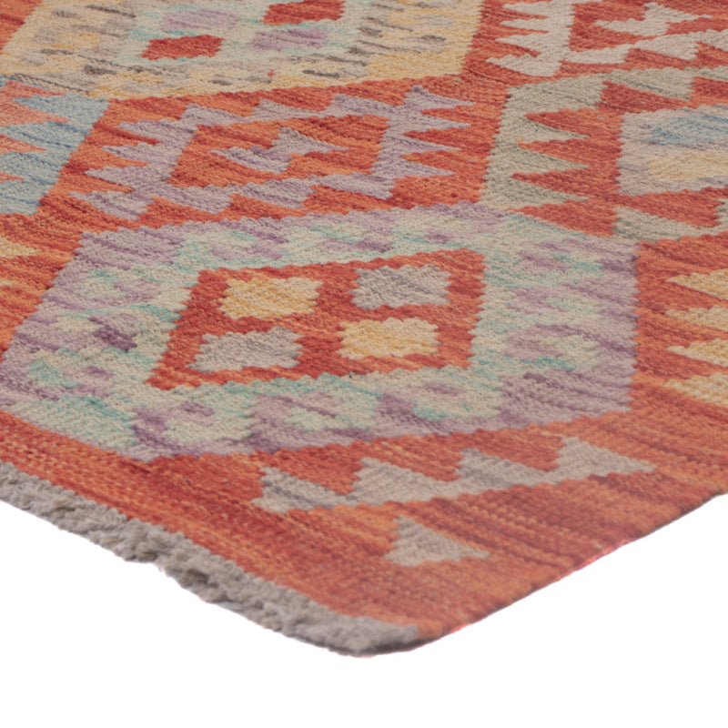 Kelim Rug - Splash - 201 x 159 cm - multicolored