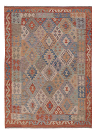 Kelim Rug - Splash - 202 x 153 cm - multicolored