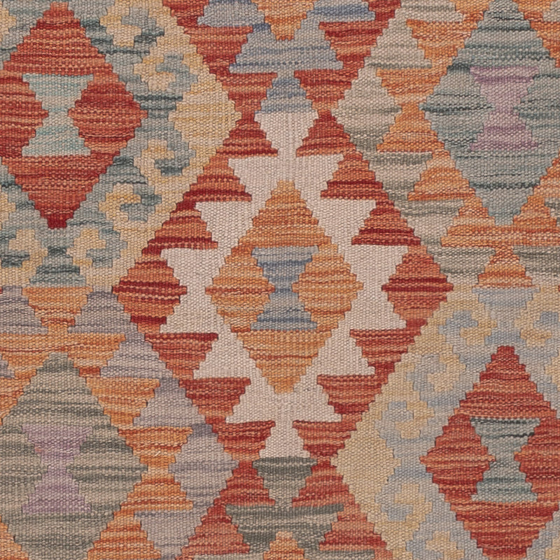 Kelim Rug - Splash - 203 x 155 cm - multicolored