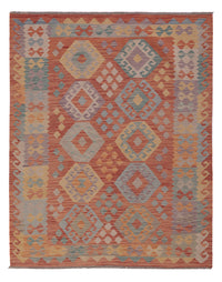 Kelim Rug - Splash - 190 x 152 cm - multicolored