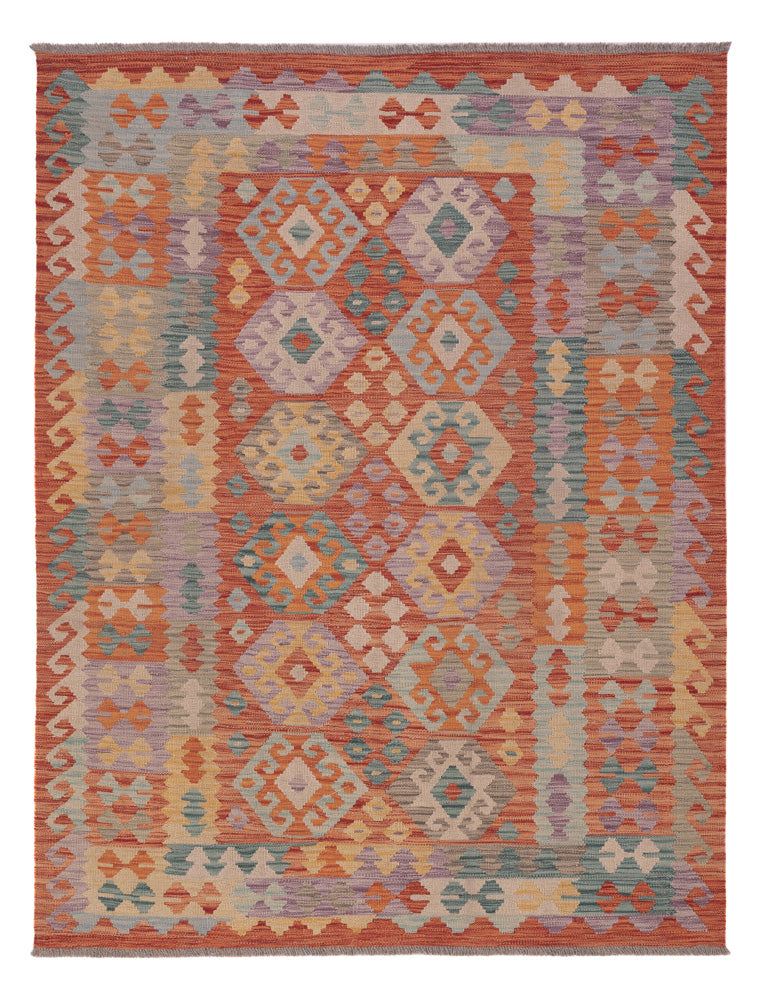 Kelim Rug - Splash - 195 x 149 cm - multicolored