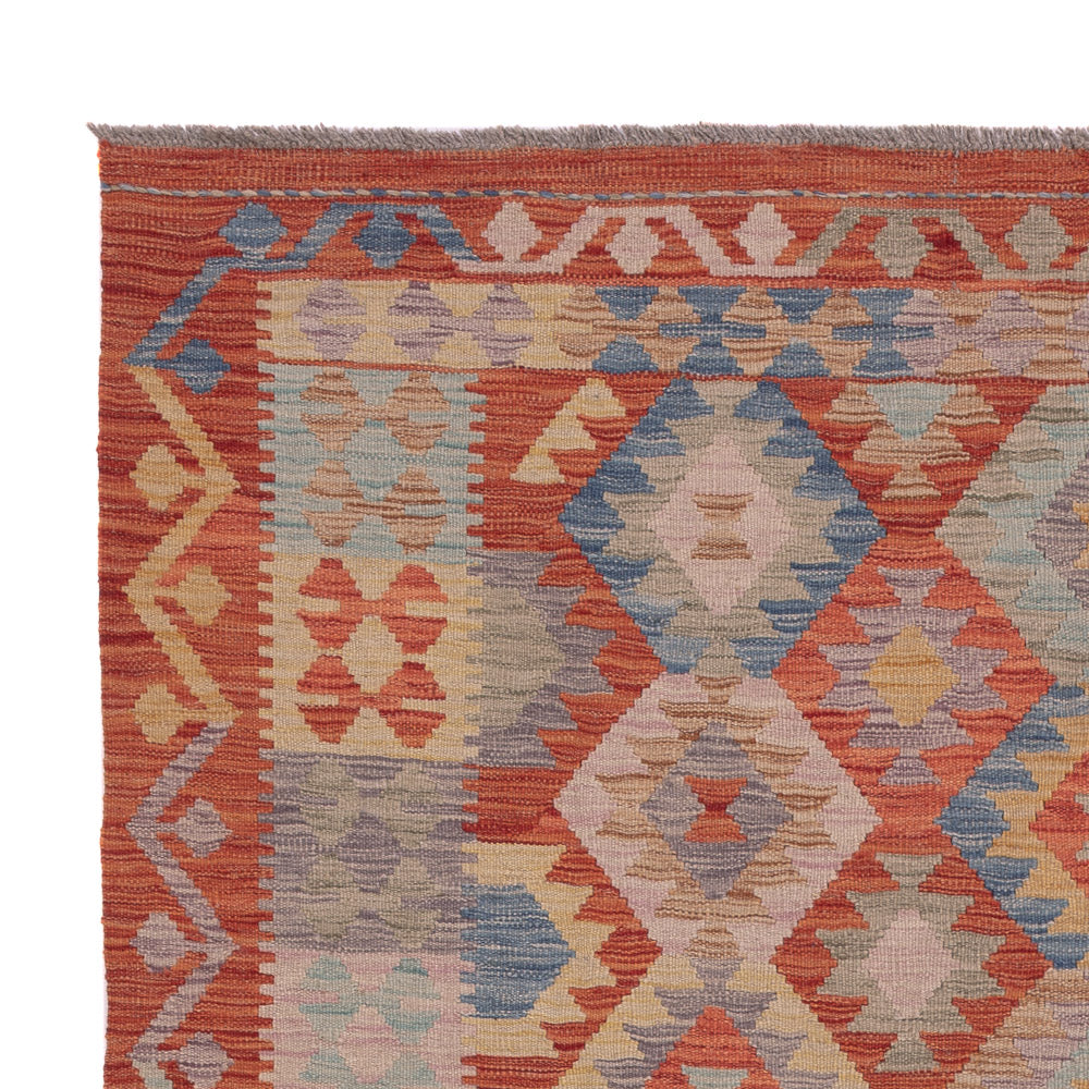 Kelim Rug - Splash - 196 x 150 cm - multicolored