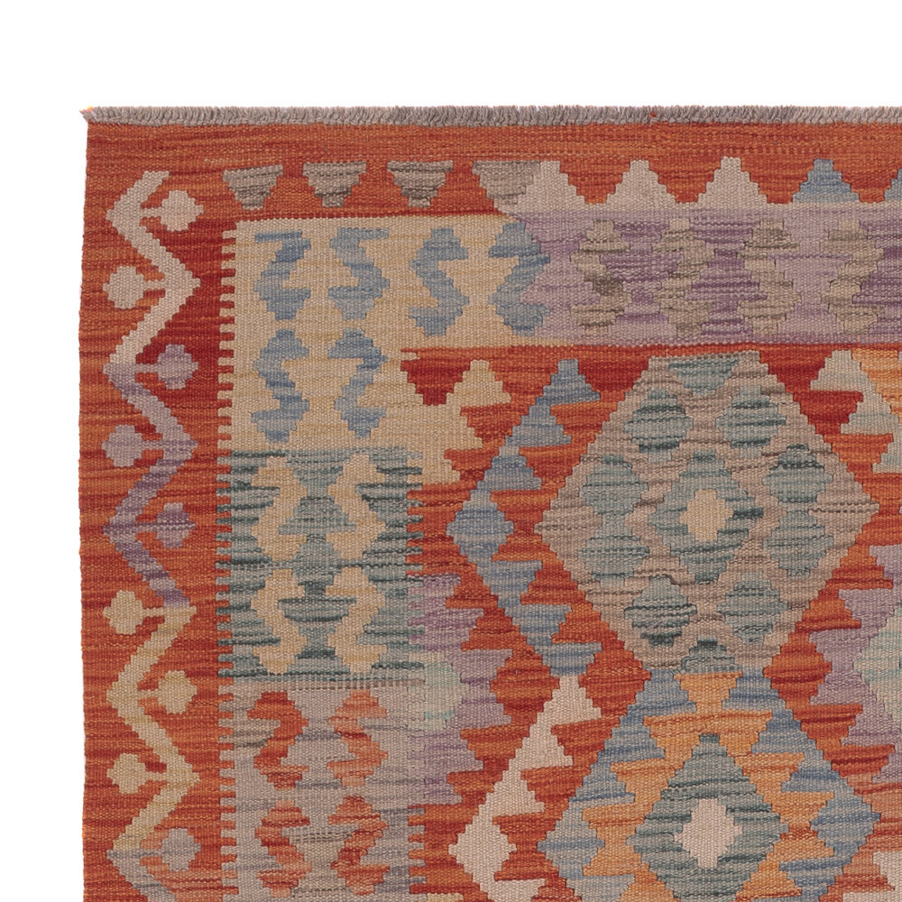 Kelim Rug - Splash - 193 x 148 cm - multicolored