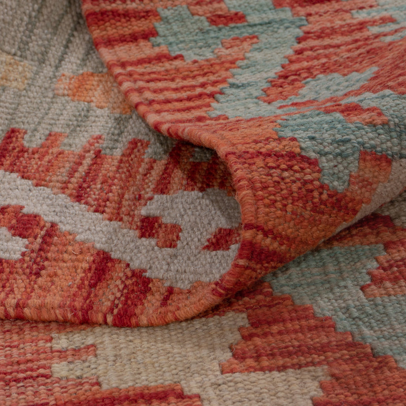 Kelim Rug - Splash - 192 x 151 cm - multicolored