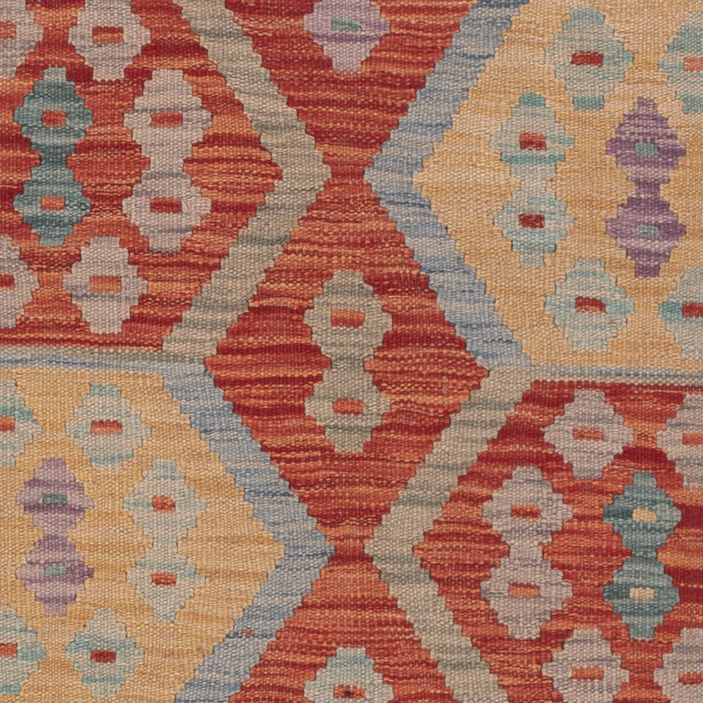 Kelim Rug - Splash - 197 x 150 cm - multicolored