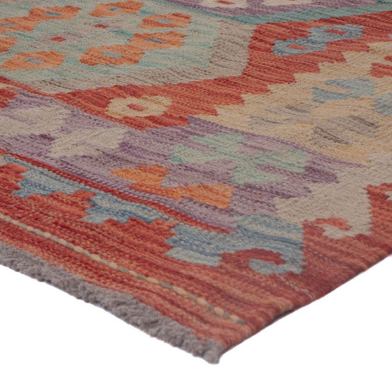 Kelim Rug - Splash - 197 x 150 cm - multicolored