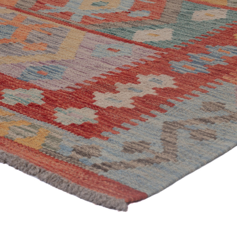 Kelim Rug - Splash - 202 x 150 cm - multicolored