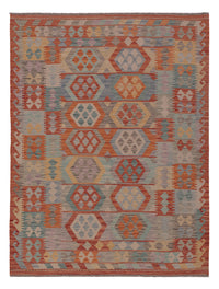 Kelim Rug - Splash - 198 x 150 cm - multicolored