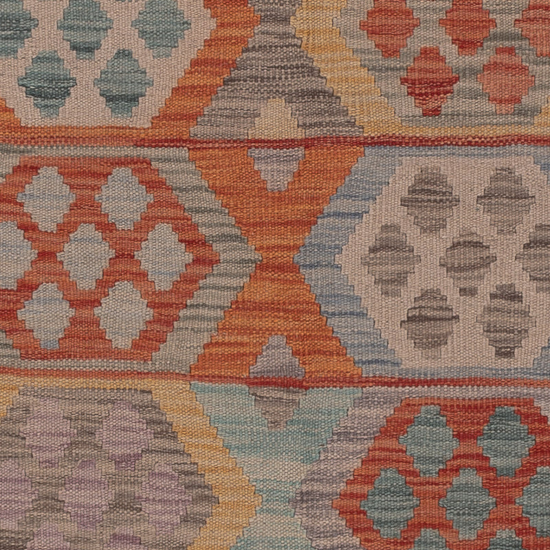 Kelim Rug - Splash - 198 x 150 cm - multicolored