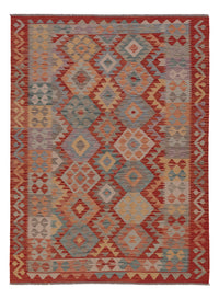 Kelim Rug - Splash - 195 x 145 cm - multicolored