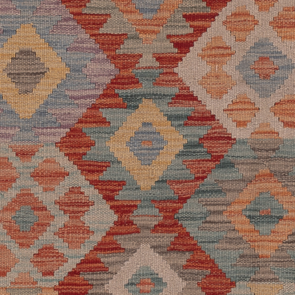 Kelim Rug - Splash - 195 x 145 cm - multicolored