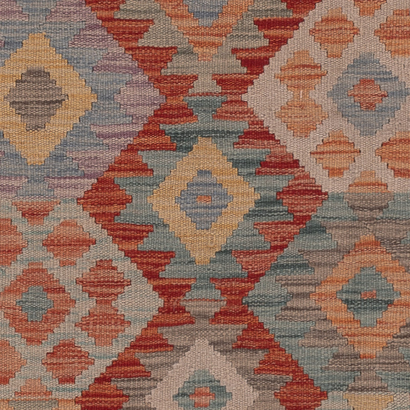 Kelim Rug - Splash - 195 x 145 cm - multicolored