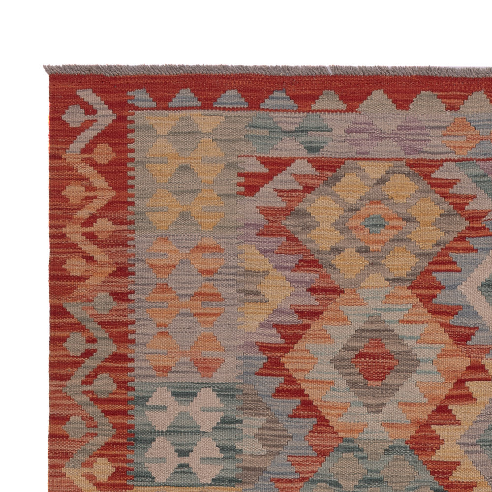 Kelim Rug - Splash - 195 x 145 cm - multicolored