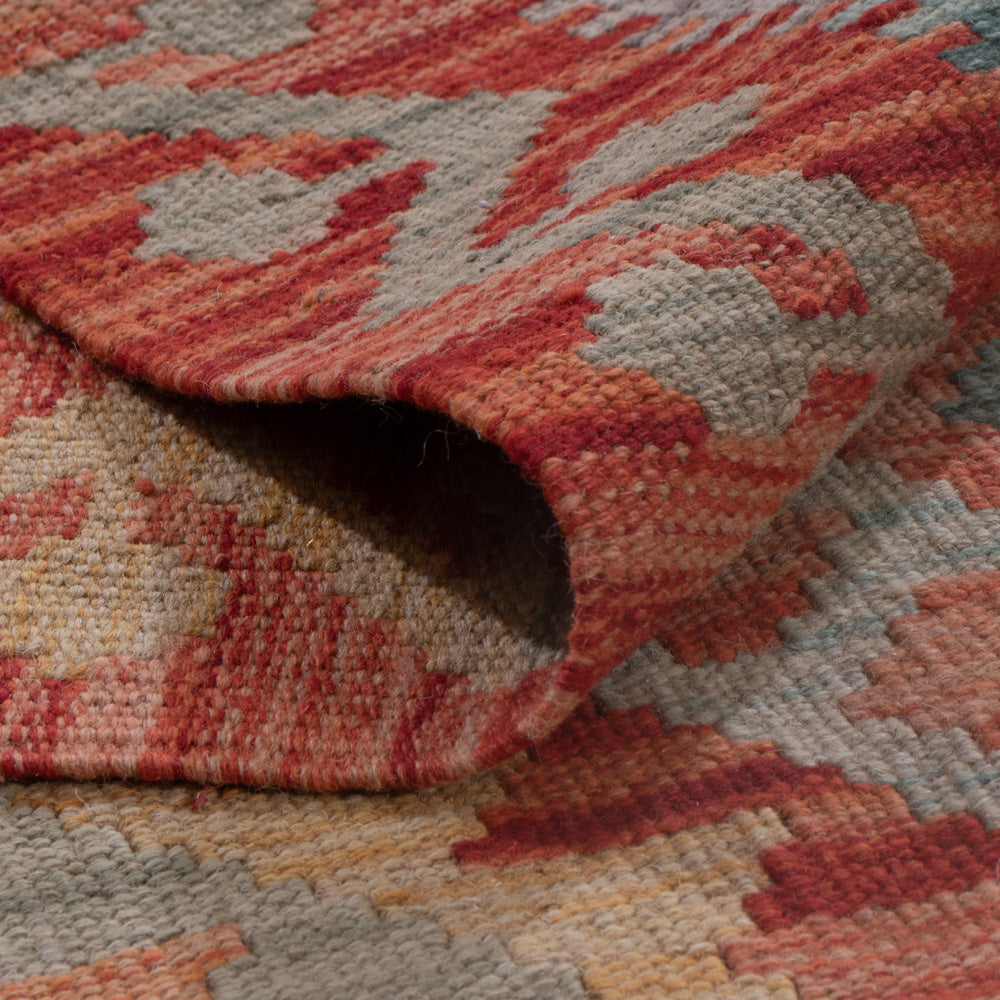 Kelim Rug - Splash - 195 x 145 cm - multicolored