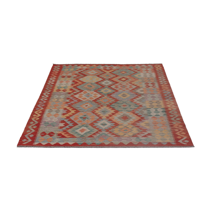 Kelim Rug - Splash - 195 x 145 cm - multicolored
