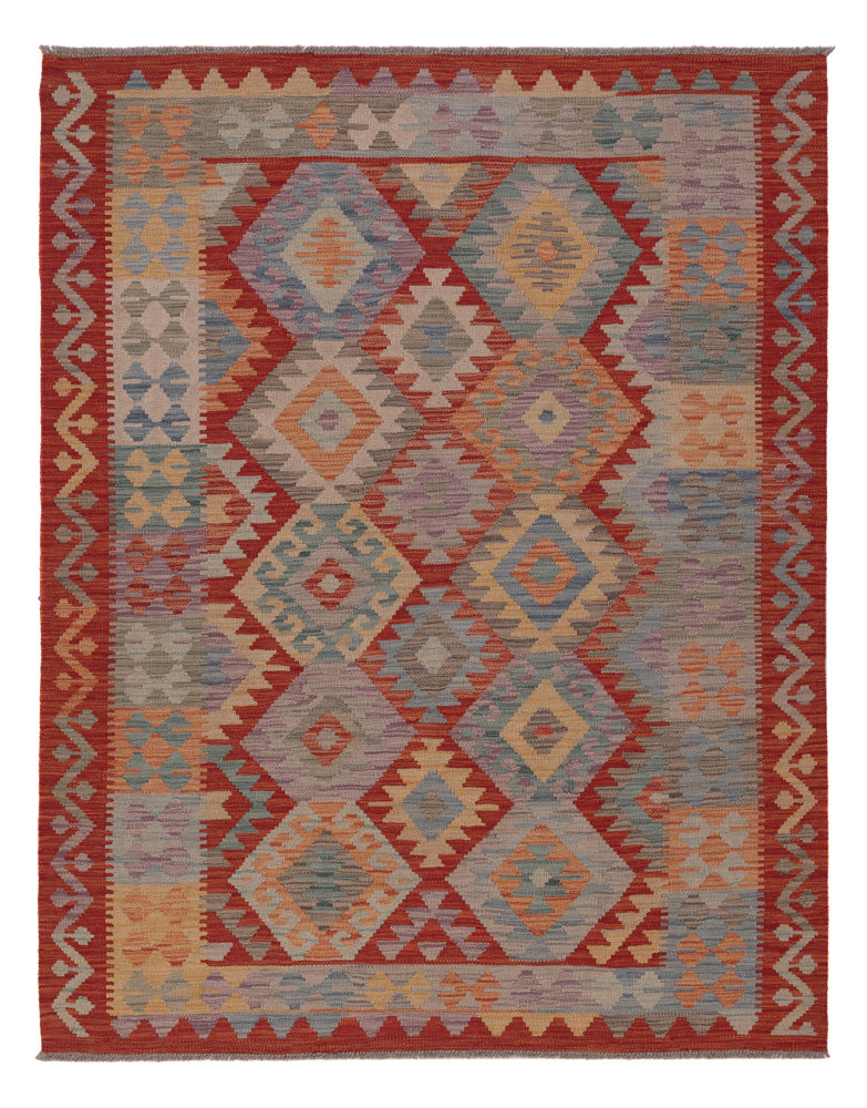 Kelim Rug - Splash - 192 x 150 cm - multicolored