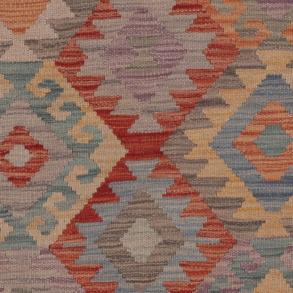 Kelim Rug - Splash - 192 x 150 cm - multicolored