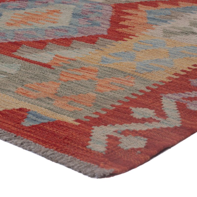 Kelim Rug - Splash - 192 x 150 cm - multicolored
