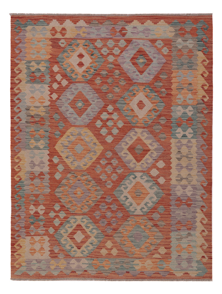 Kelim Rug - Splash - 200 x 148 cm - multicolored