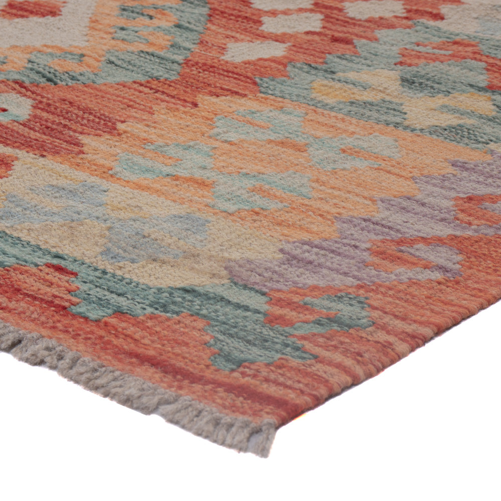 Kelim Rug - Splash - 200 x 148 cm - multicolored