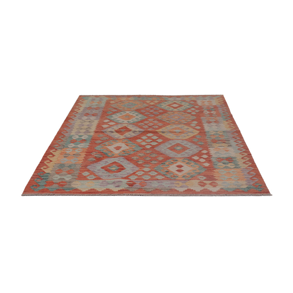 Kelim Rug - Splash - 200 x 148 cm - multicolored