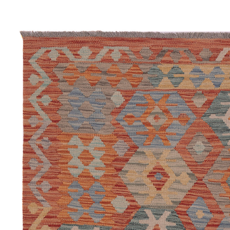 Kelim Rug - Splash - 198 x 152 cm - multicolored