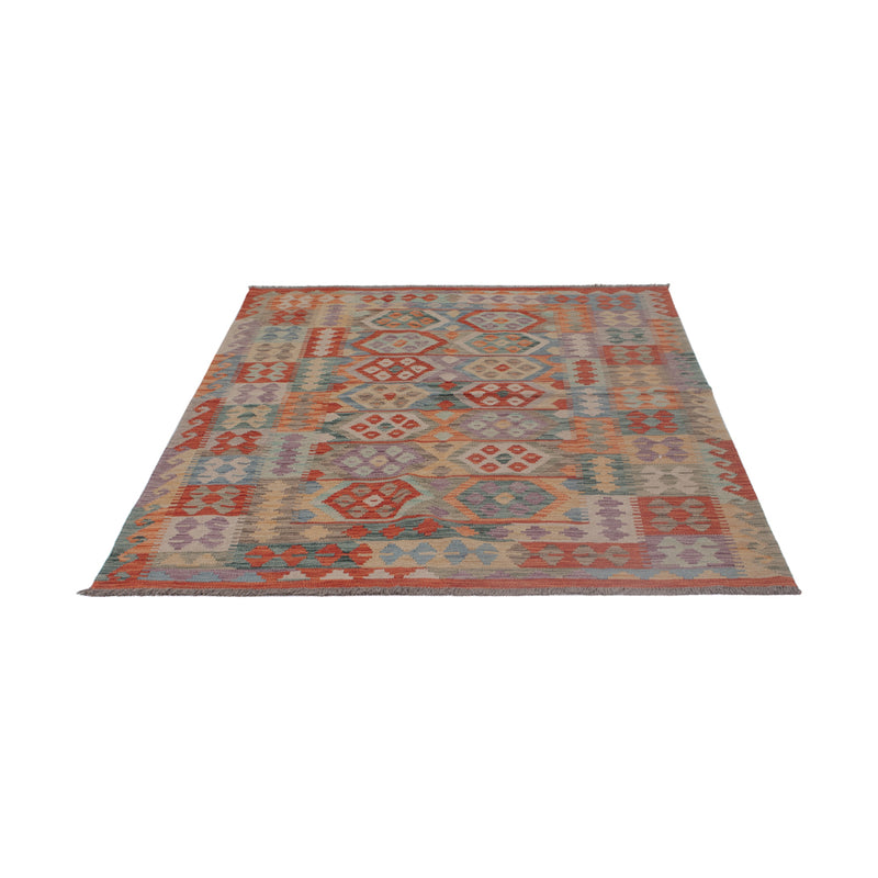 Kelim Rug - Splash - 192 x 146 cm - multicolored