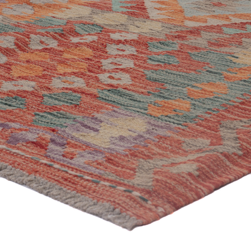 Kelim Rug - Splash - 186 x 134 cm - multicolored