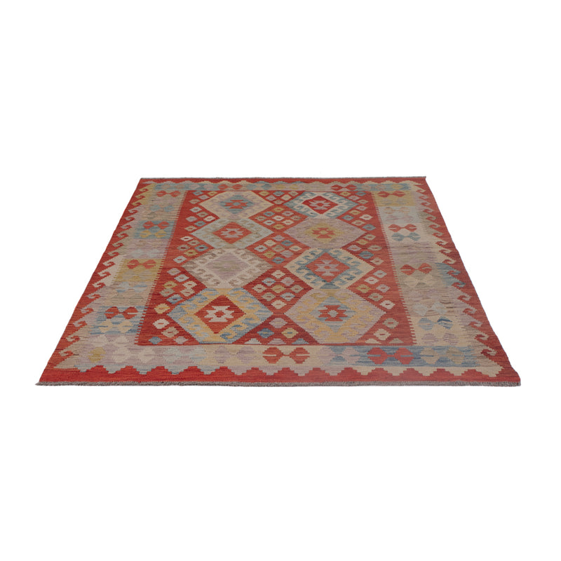 Kelim Rug - Splash - 191 x 145 cm - multicolored