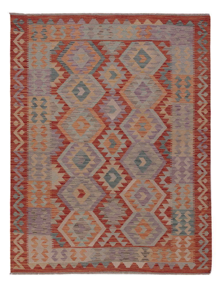 Kelim Rug - Splash - 196 x 149 cm - multicolored