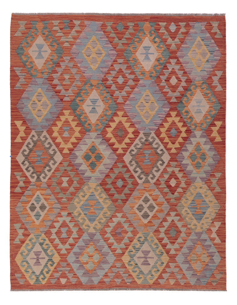 Kelim Rug - Splash - 200 x 155 cm - multicolored