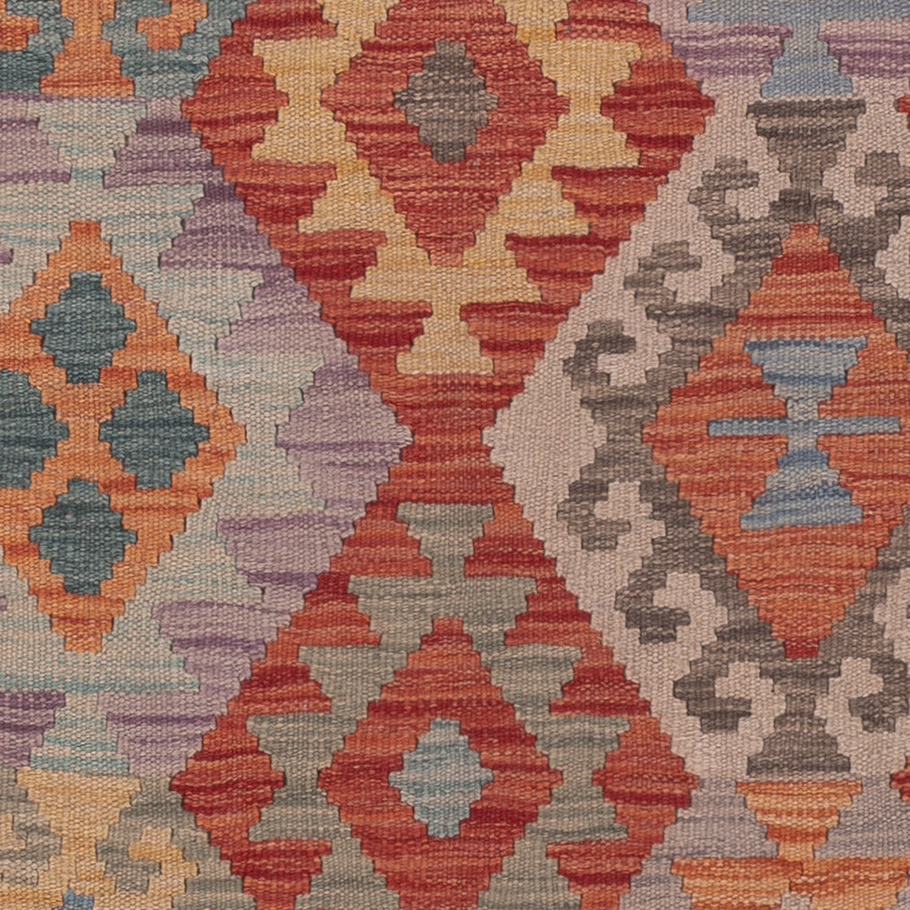 Kelim Rug - Splash - 200 x 155 cm - multicolored