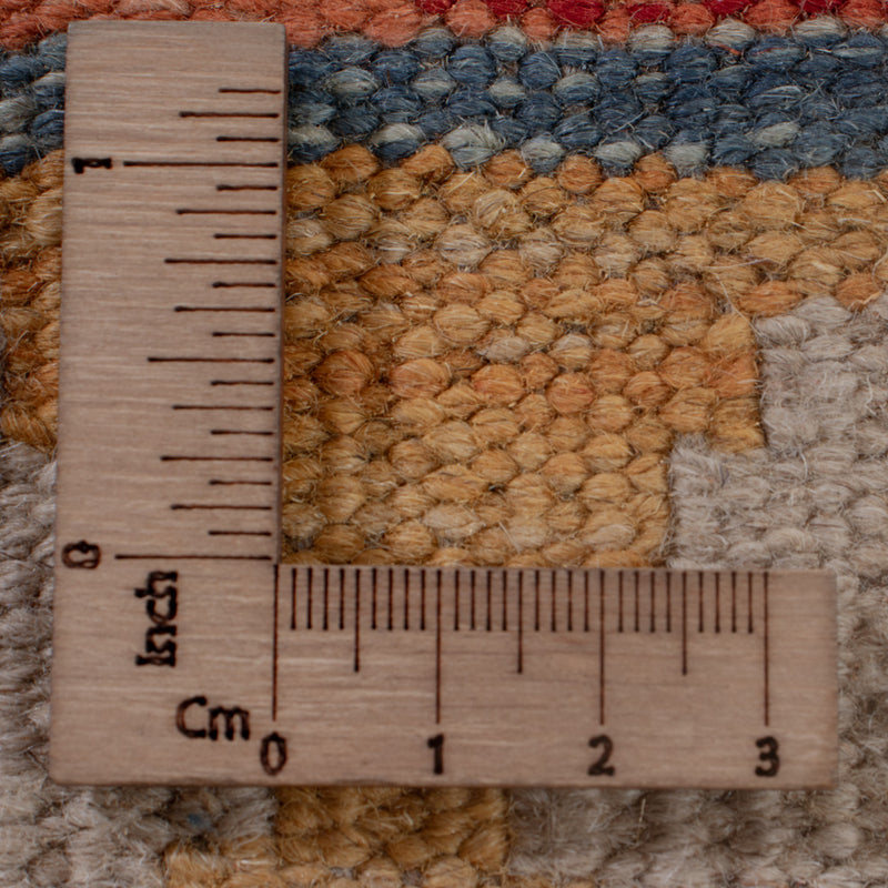 Kelim Rug - Splash - 193 x 150 cm - multicolored